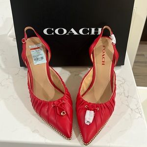 Red Coach Heels